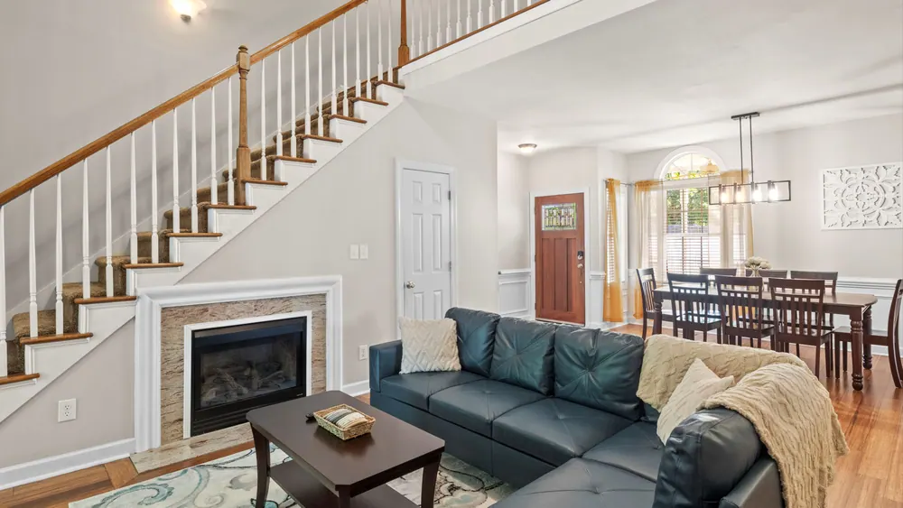 Warm living space at The Comfy Corner